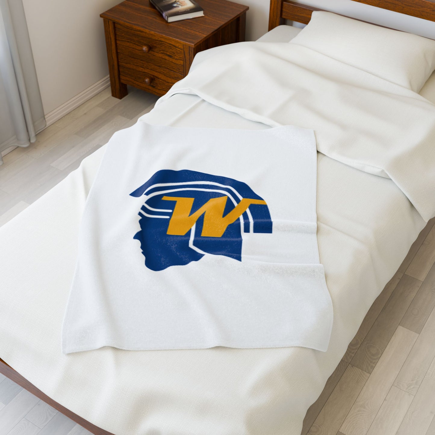 Wayzata Trojans Cozy Velveteen Plush Blanket