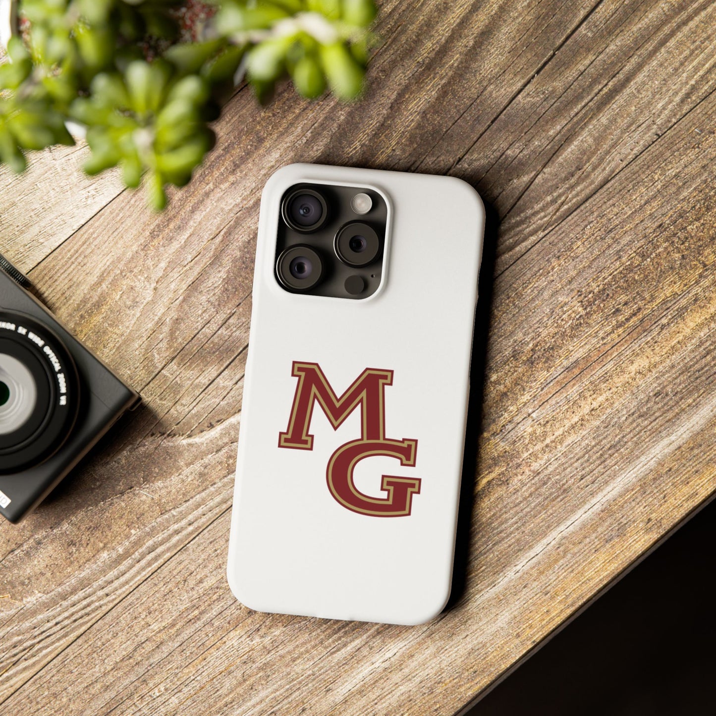 Maple Grove Crimson Slim Phone Case - Stylish Custom Cover for Daily Protection