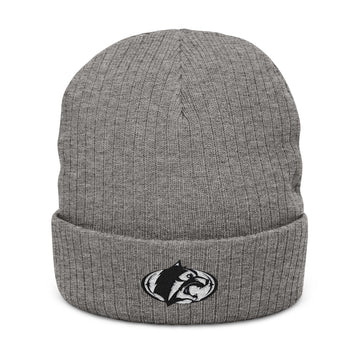 Roseville Raiders Embroidered Ribbed Knit Beanie - Cozy Winter Hat