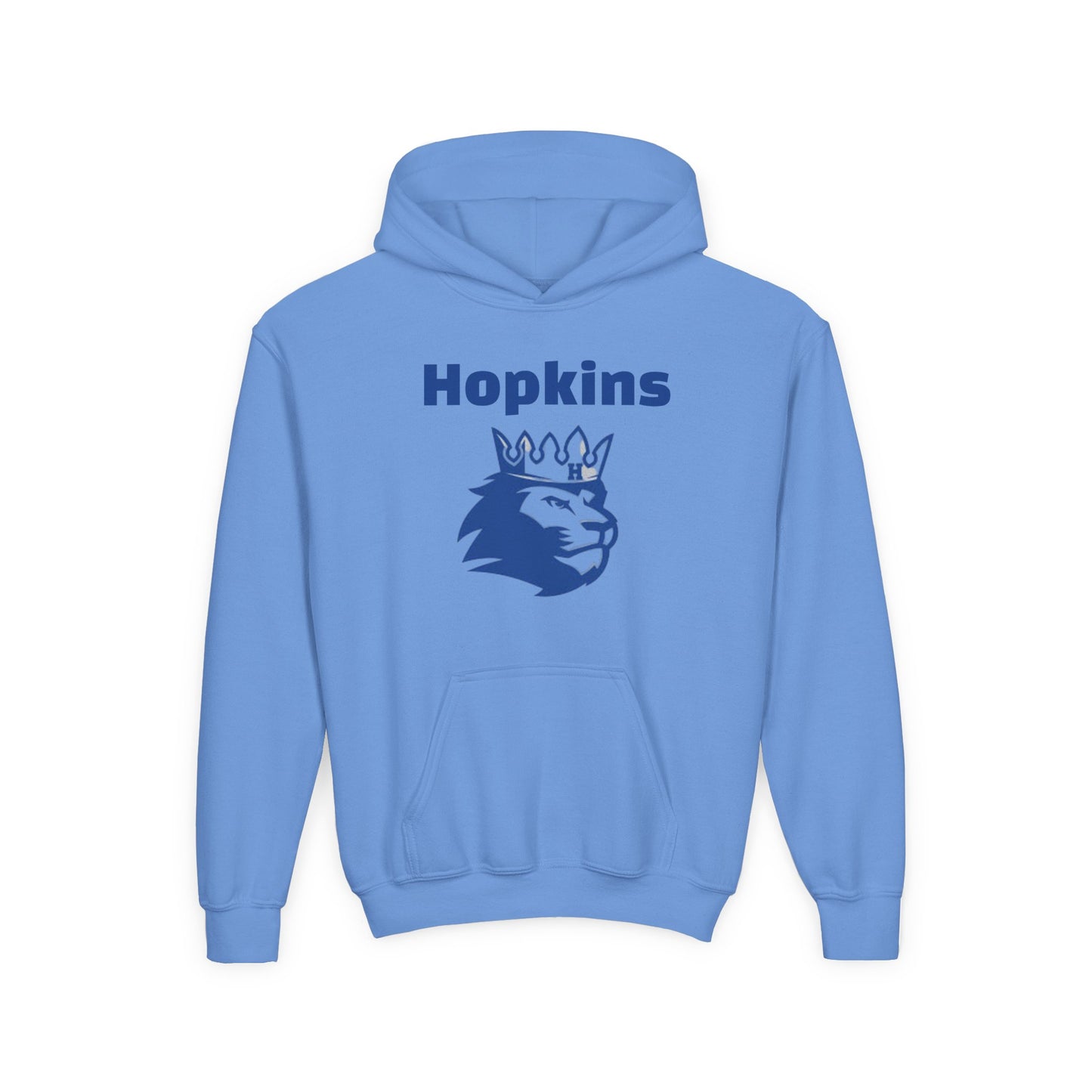 Youth Hooded Sweatshirt - 'Hopkins Royals' Design