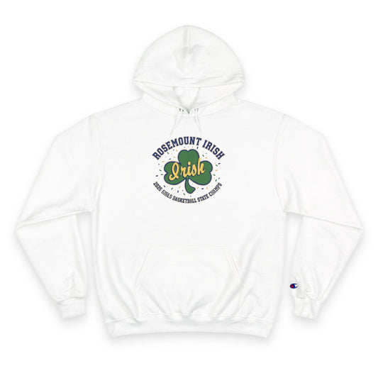 Girls Basketball Championship Hoodie — Rosemount Irish 2026