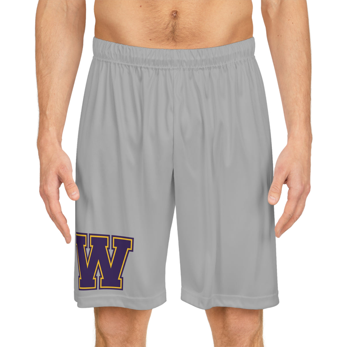 Saint Paul Washington Tech Men's Gray Basketball Shorts