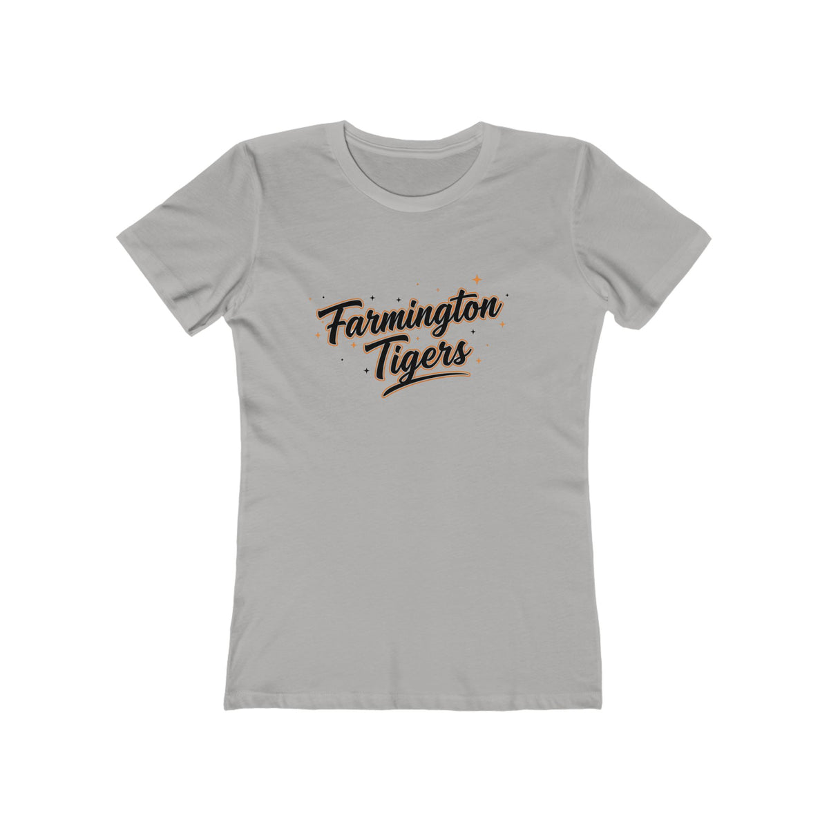 Farmington Tigers Women's Boyfriend Tee – Vintage Script School Spirit Shirt