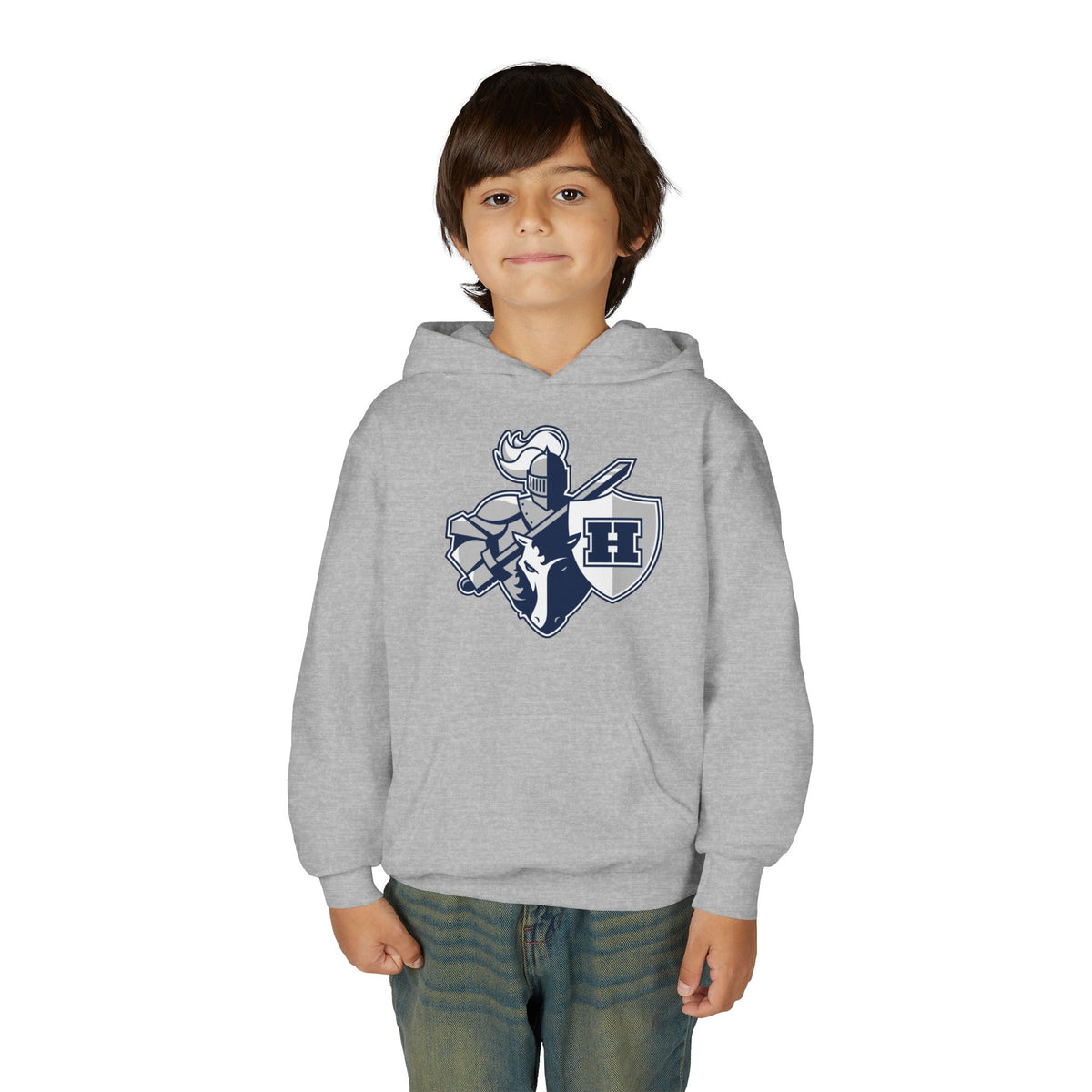 Hudson Raiders Youth Hooded Sweatshirt - Raider Logo