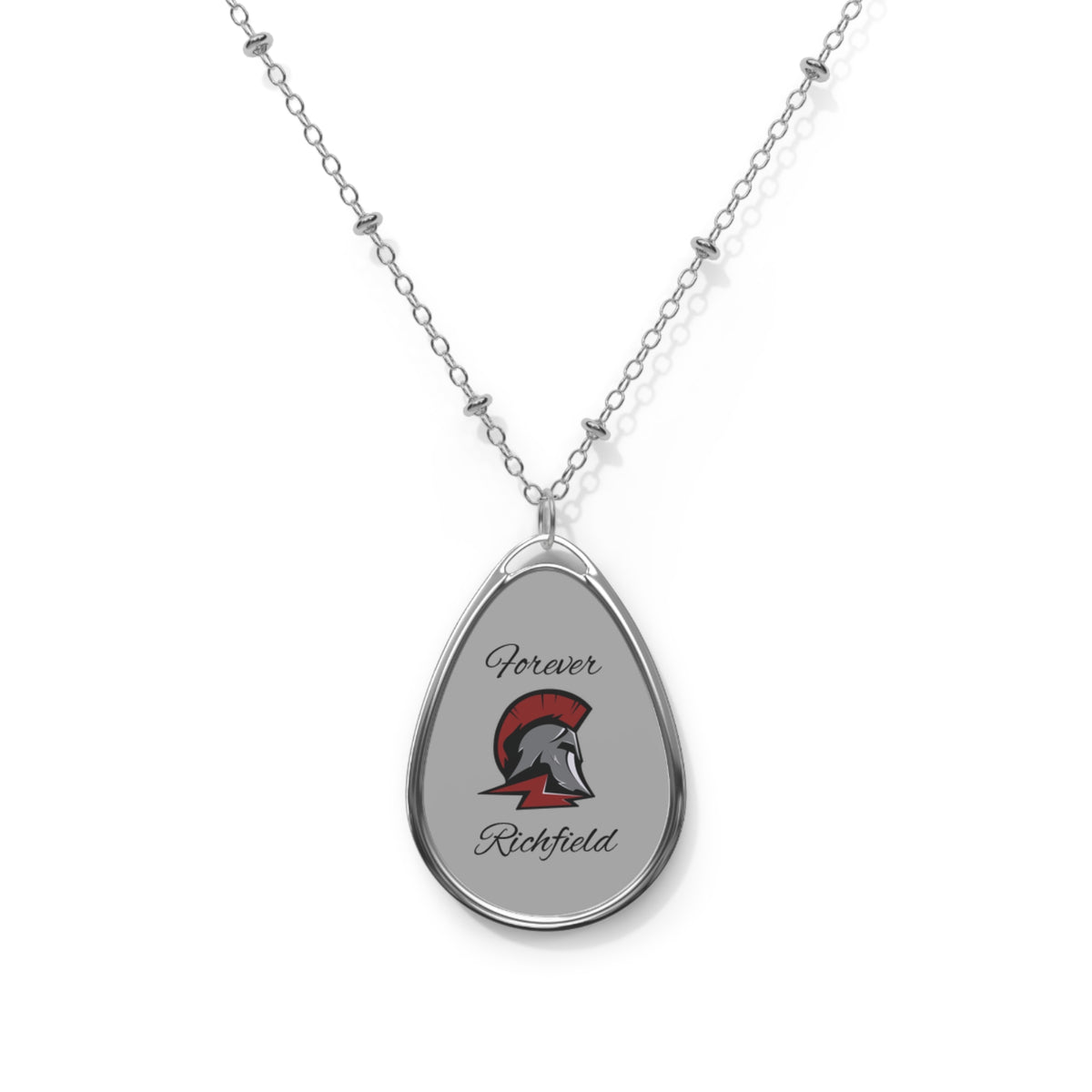 Richfield Spartans "Forever" Oval Necklace Pendant
