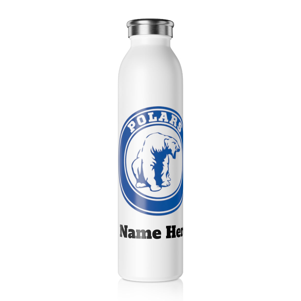 Minneapolis North Polars Slim Water Bottle — Stainless Insulated Bottle