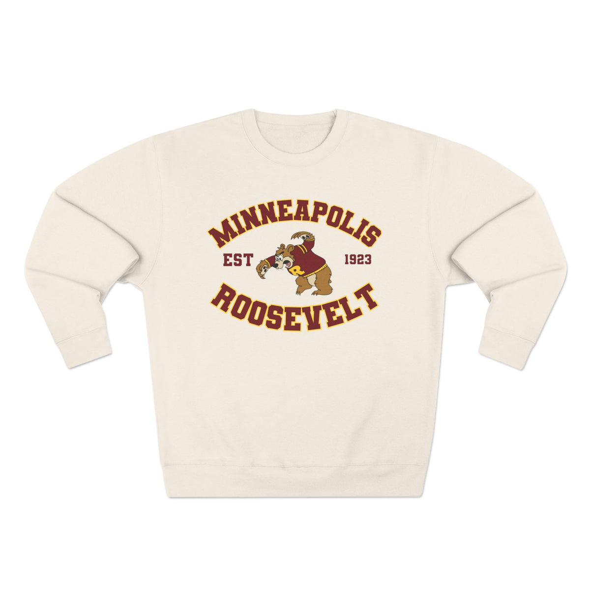 Minneapolis Roosevelt Teddies Unisex Crewneck Sweatshirt | Cozy School Spirit Apparel