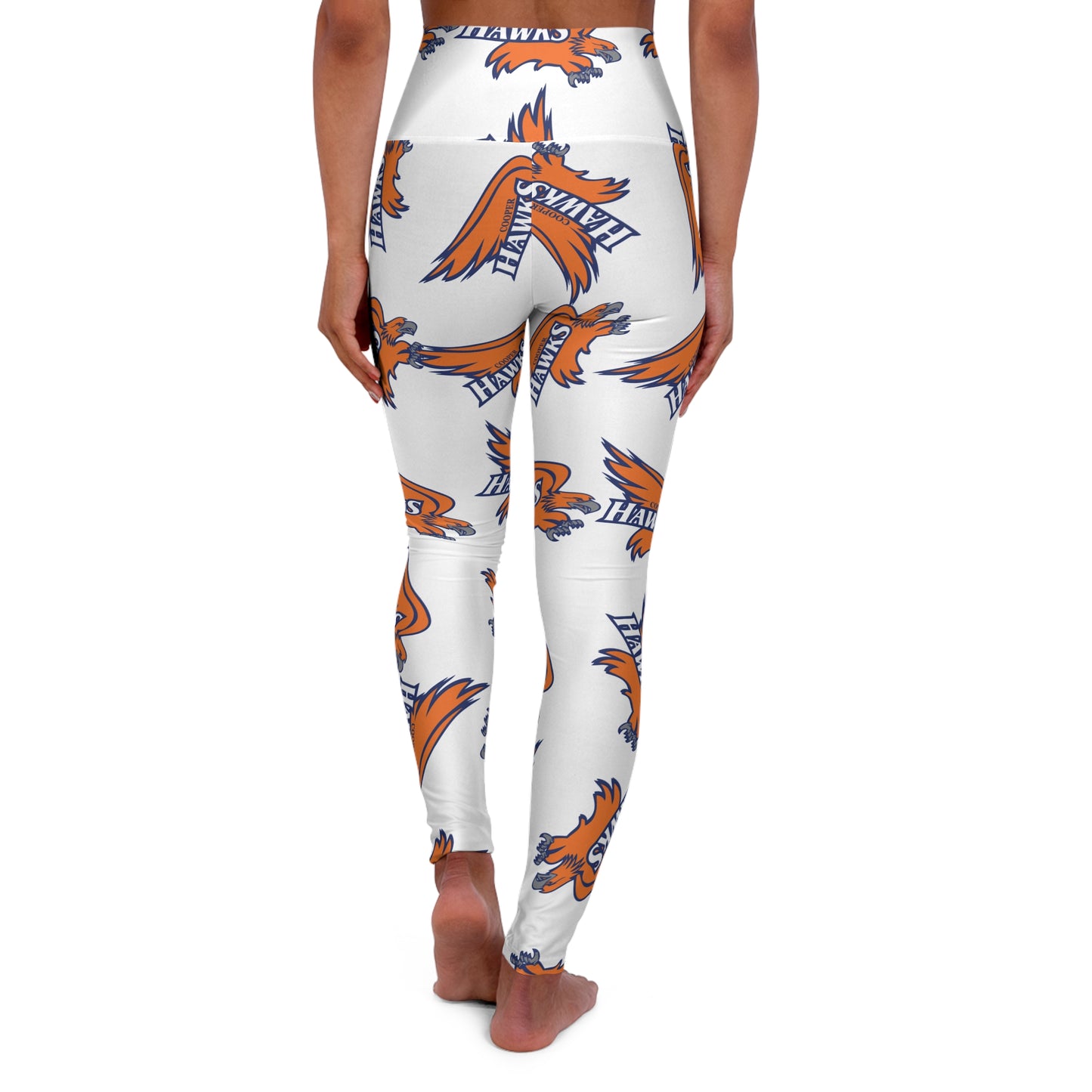 Robbinsdale Cooper Hawks High Waisted Leggings - Comfortable Fitness Wear for Active Lifestyle