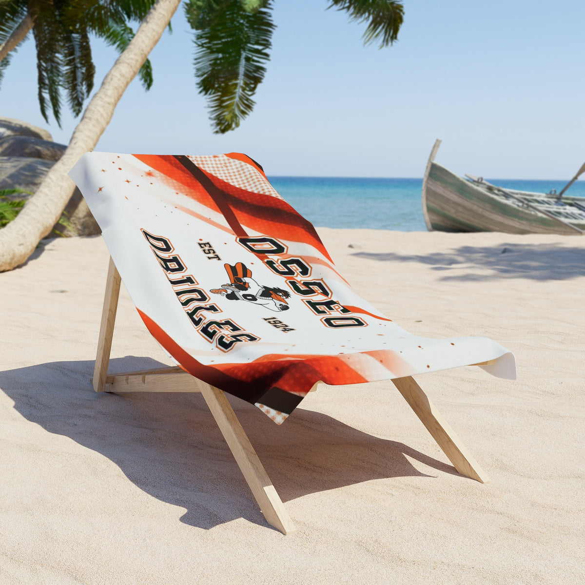 Osseo Orioles Beach Towel - Fun and Stylish Summer Essential for Beach Lovers