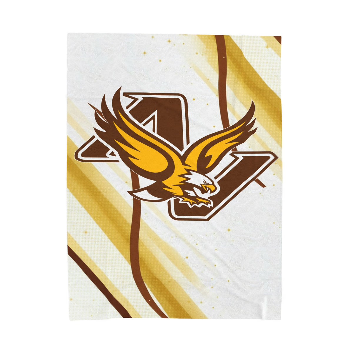 Apple Valley Eagles Cozy Velveteen Plush Blanket