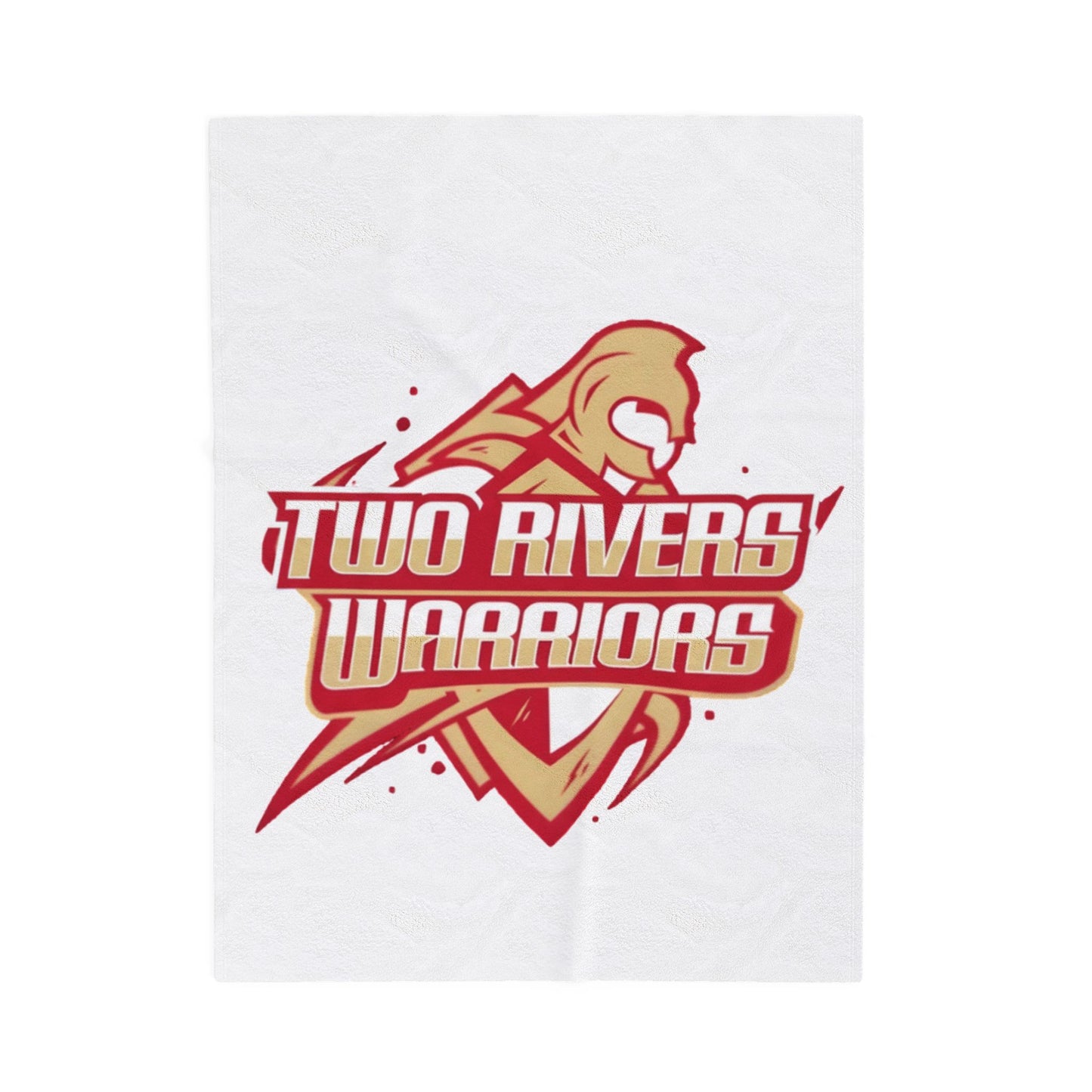 Two Rivers Warriors Cozy Velveteen Plush Blanket - Perfect for Relaxation and Home Decor