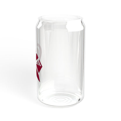 Irondale Knights Eco-Friendly 16oz Sipper Glass with Straw