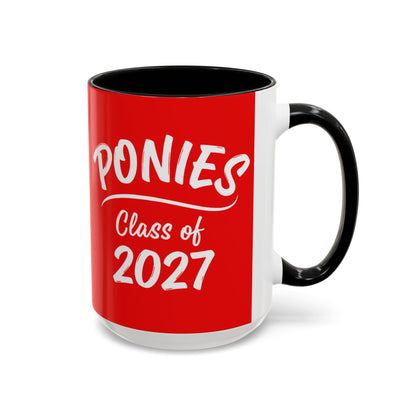 Stillwater Ponies Class of 2027 Accent Coffee Mug (15oz)