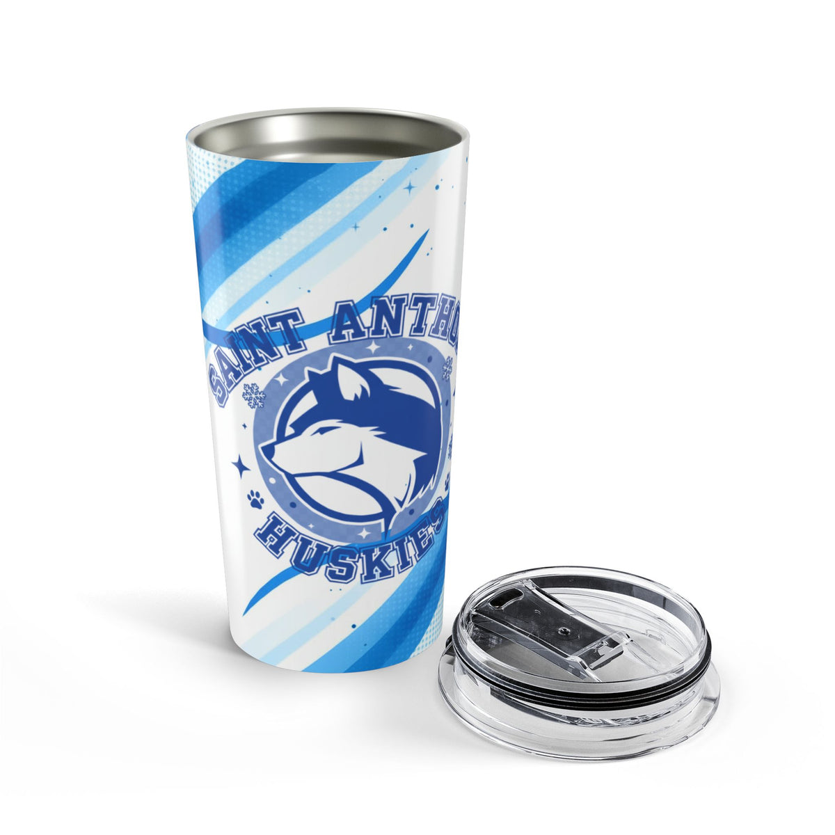 Saint Anthony Huskies Cozy Tumbler 20oz