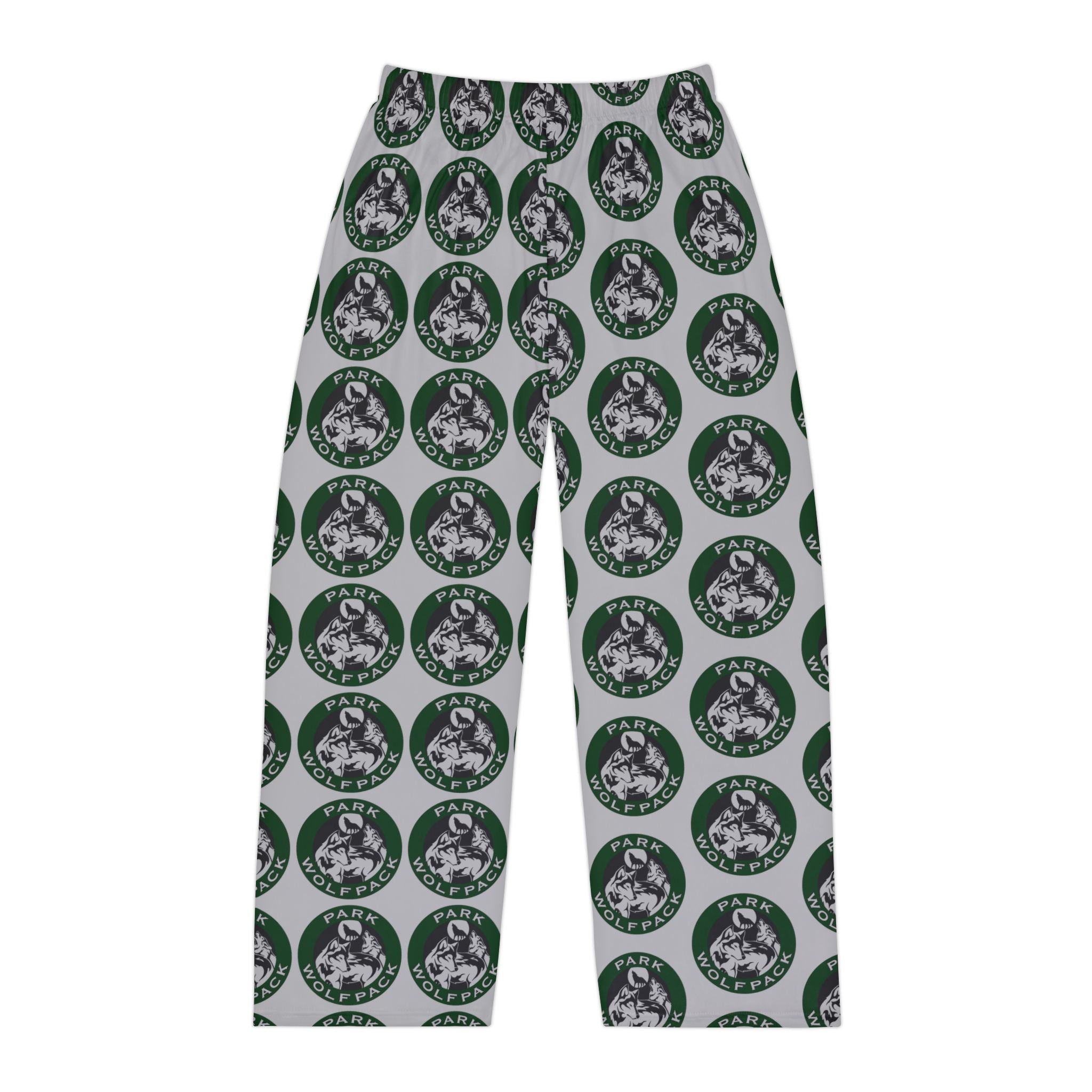 Park Wolfpack Cozy Graphic Pajama Pants for Men - Retro Design & Comfort