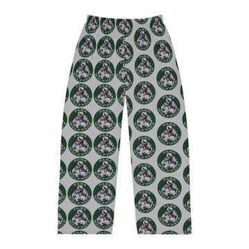 Park Wolfpack Cozy Graphic Pajama Pants for Men - Retro Design & Comfort