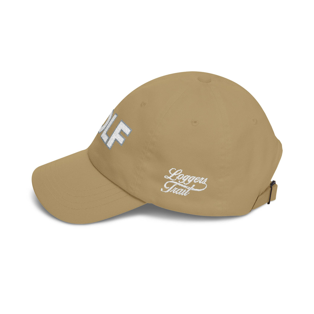 Loggers Trail 'GOLF' Cap — Vintage Fuzzy Lettering