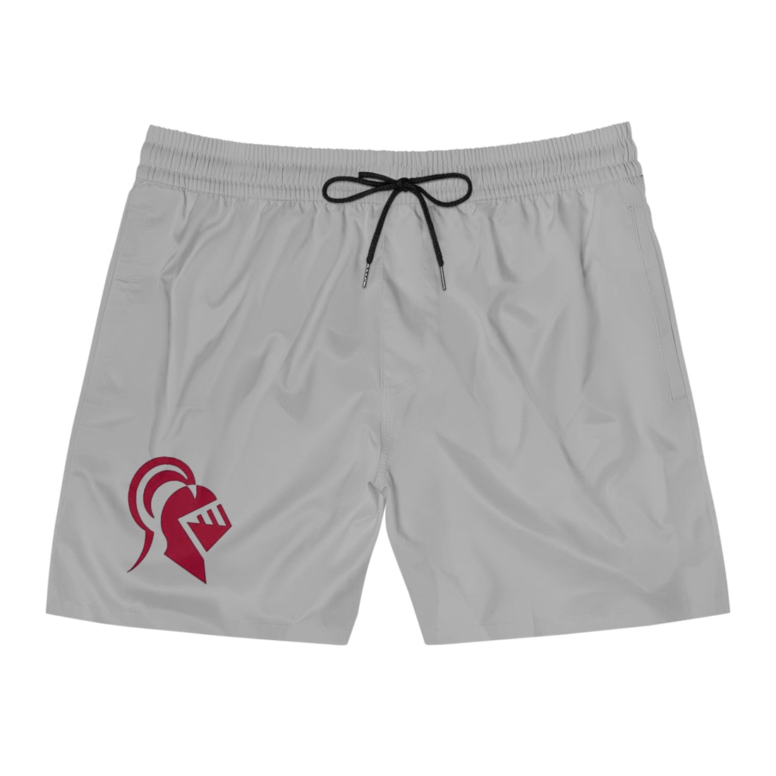 Men's Mid-Length Swim Shorts - Irondale Knights Design for Summer Fun