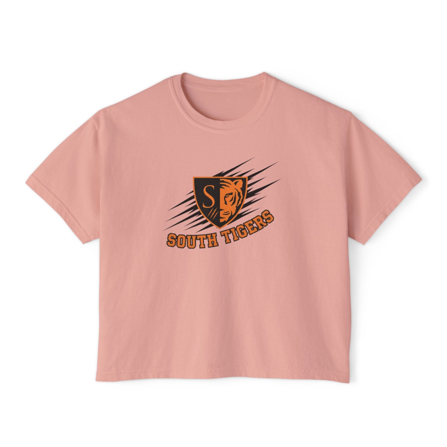 Trendy Women's Boxy Tee with Minneapolis South Tigers Design