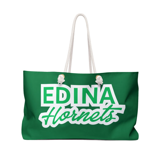 Edina Weekender Bag - Stylish Green Tote for Travel & Leisure