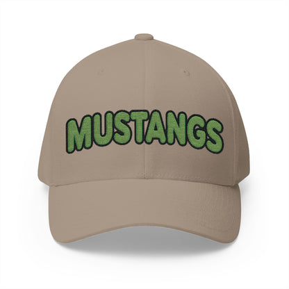 Mounds View Mustangs Bubble Logo Embroidered Cap