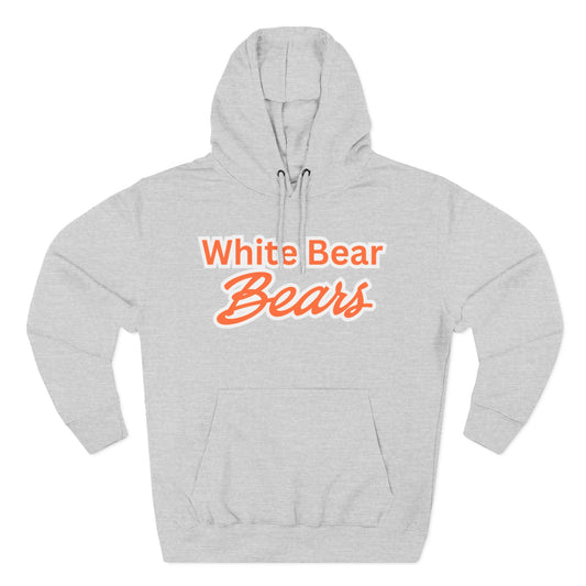 White Bear Lake Bears Hoodie — Collegiate Pullover with Bold Varsity Text