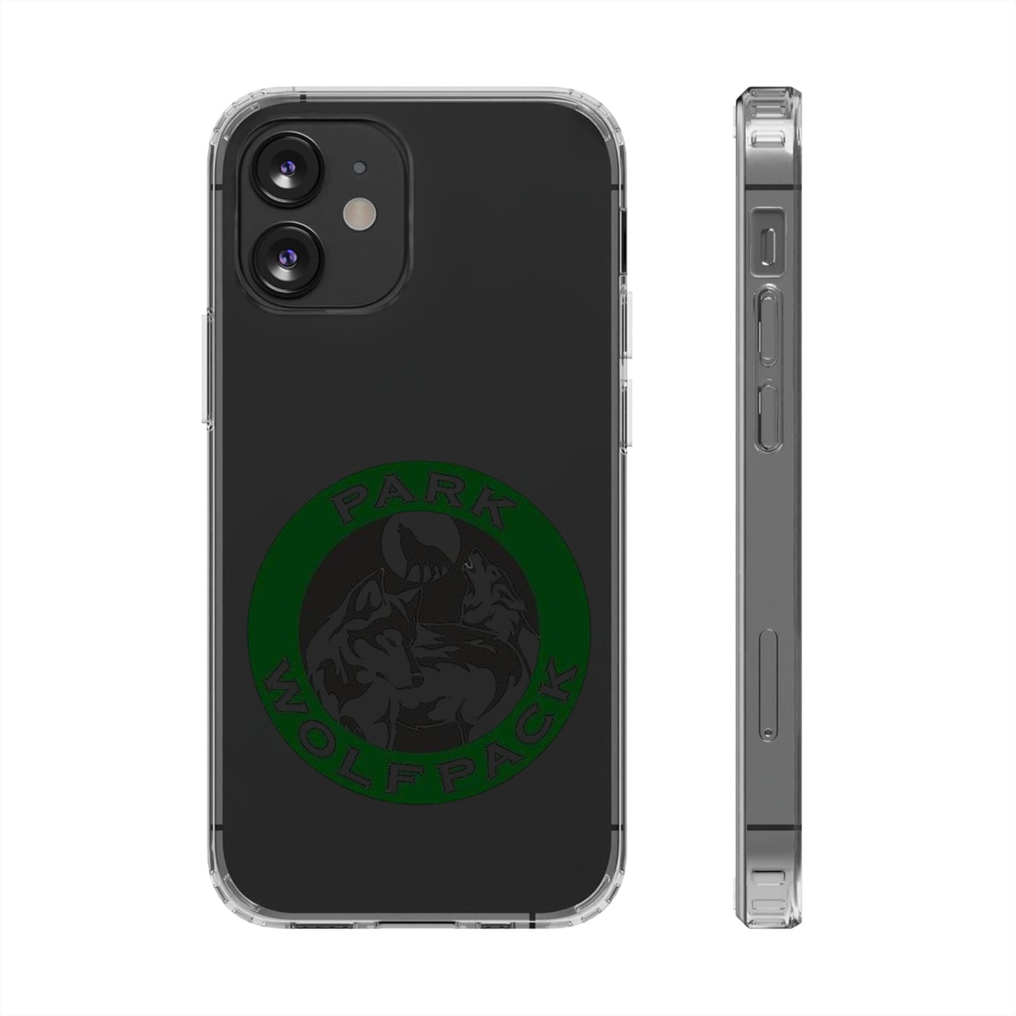 Custom Clear Phone Case - Park Wolfpack Design