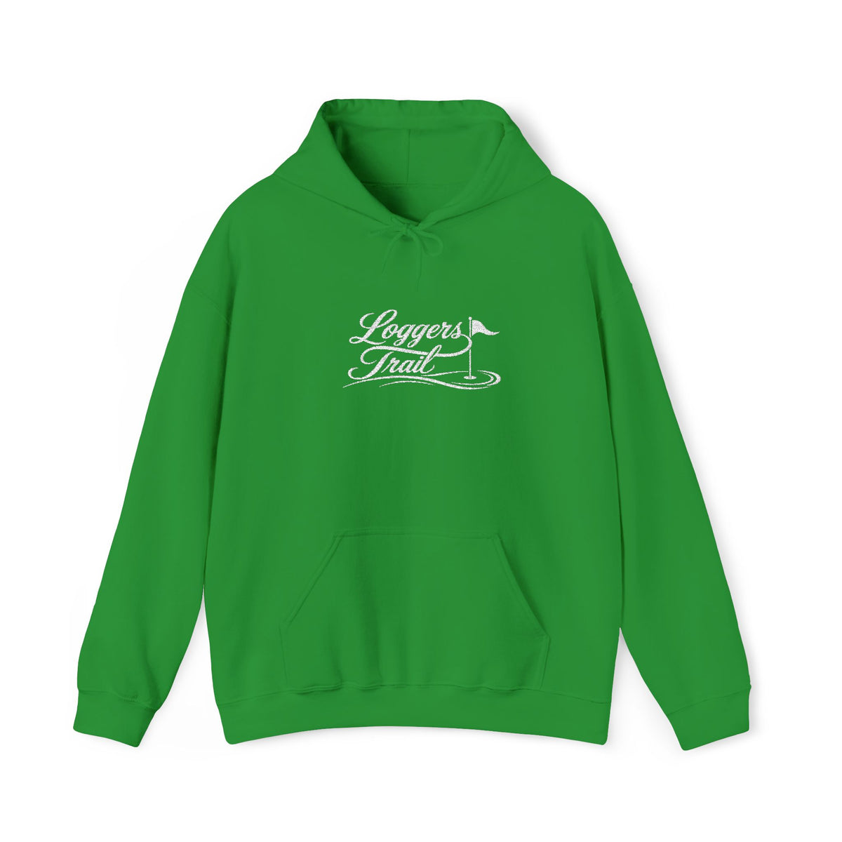 Logger's Trail Embroidered Script Golfers Hoodie