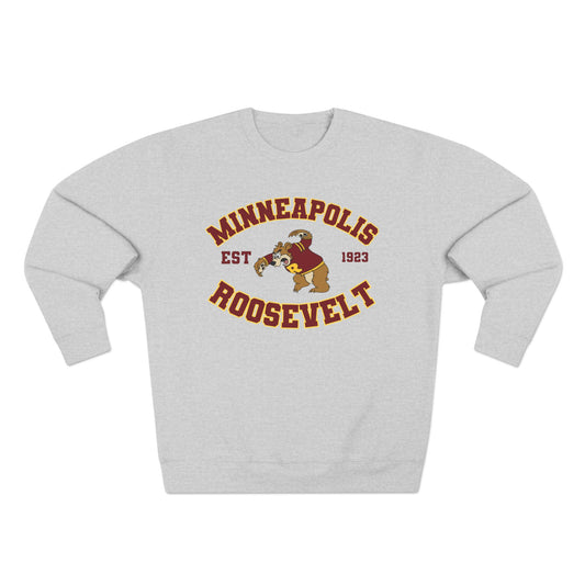 Minneapolis Roosevelt Teddies Unisex Crewneck Sweatshirt | Cozy School Spirit Apparel