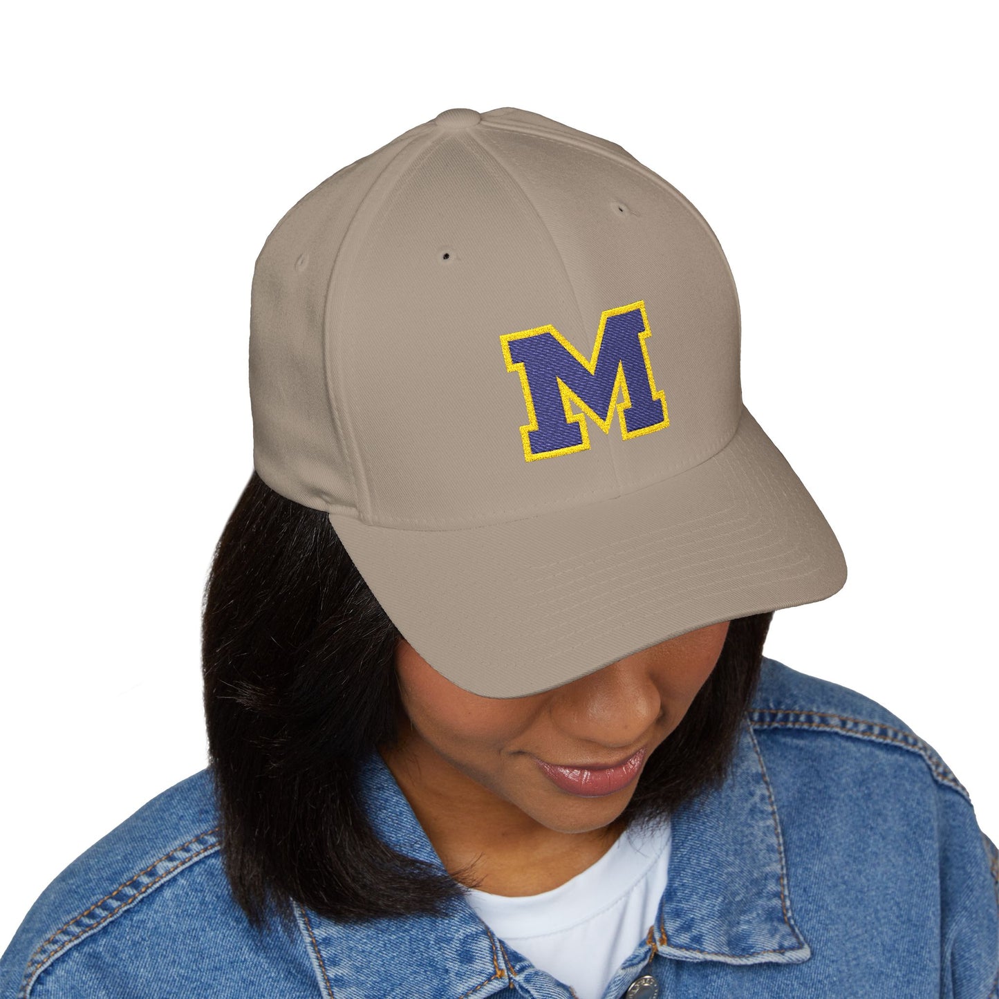 Mahtomedi Zephyrs "M" Embroidered Cap - Structured Baseball Hat