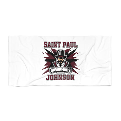 Saint Paul Johnson Beach Towel for Governors Fans