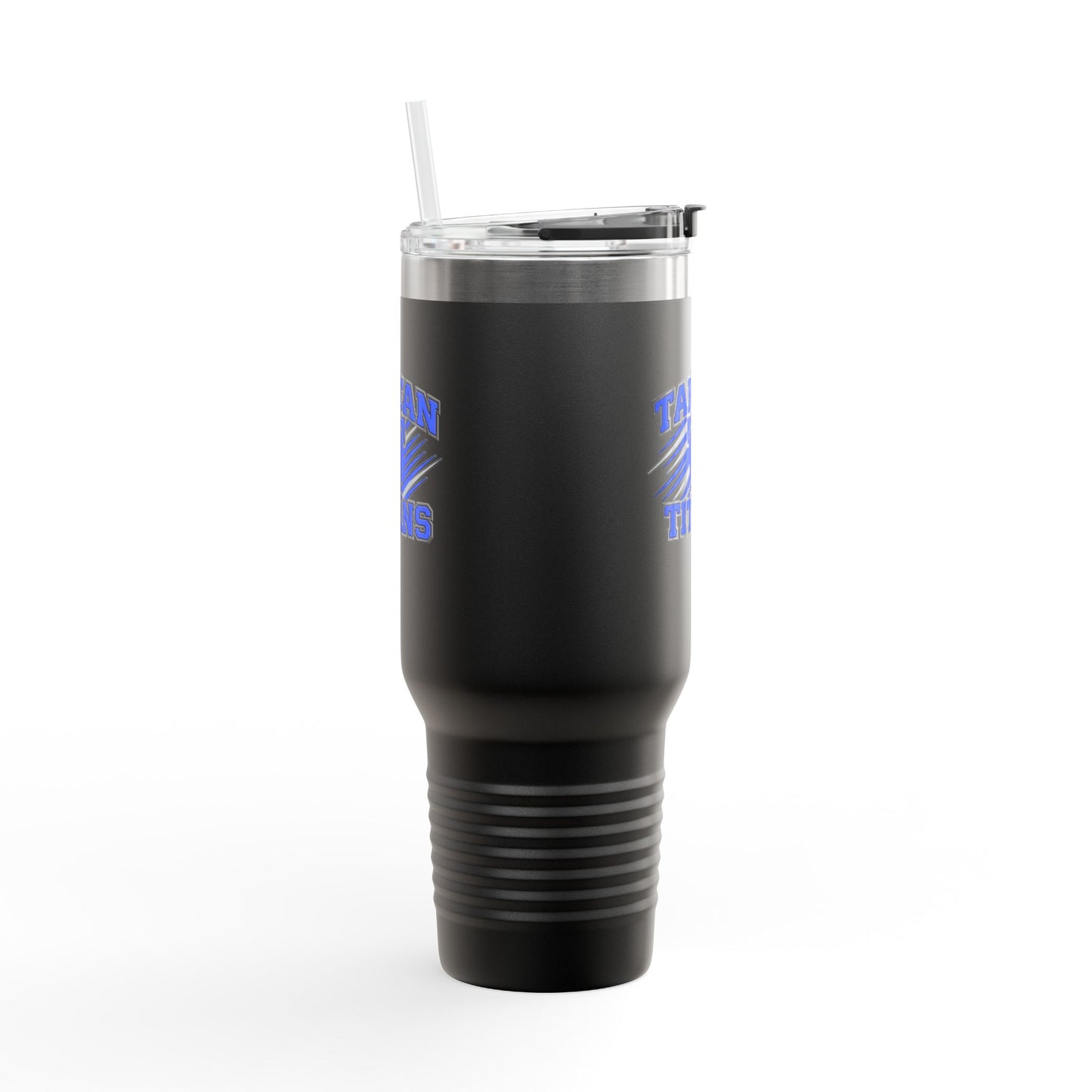 Tartan Titans Insulated Travel Mug - 40oz with Bold Lettering Perfect for Road Trips and Busy Days