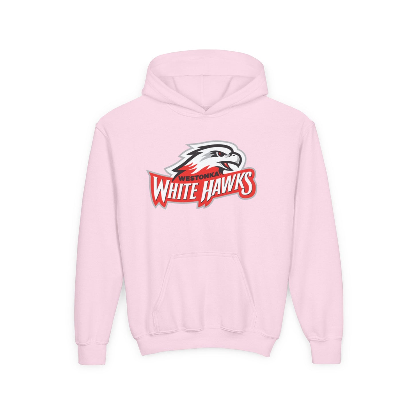 Mound Westonka White Hawks Youth Sporty Hoodie, Perfect for Casual Wear