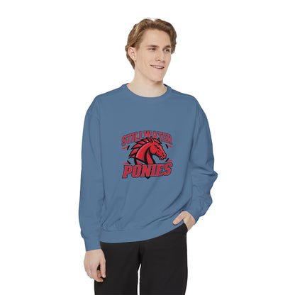Stillwater Ponies Unisex Garment-Dyed Sweatshirt