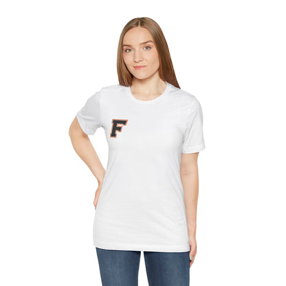 Farmington Tigers 'F' Graphic Tee — Retro Letterman Style T-Shirt