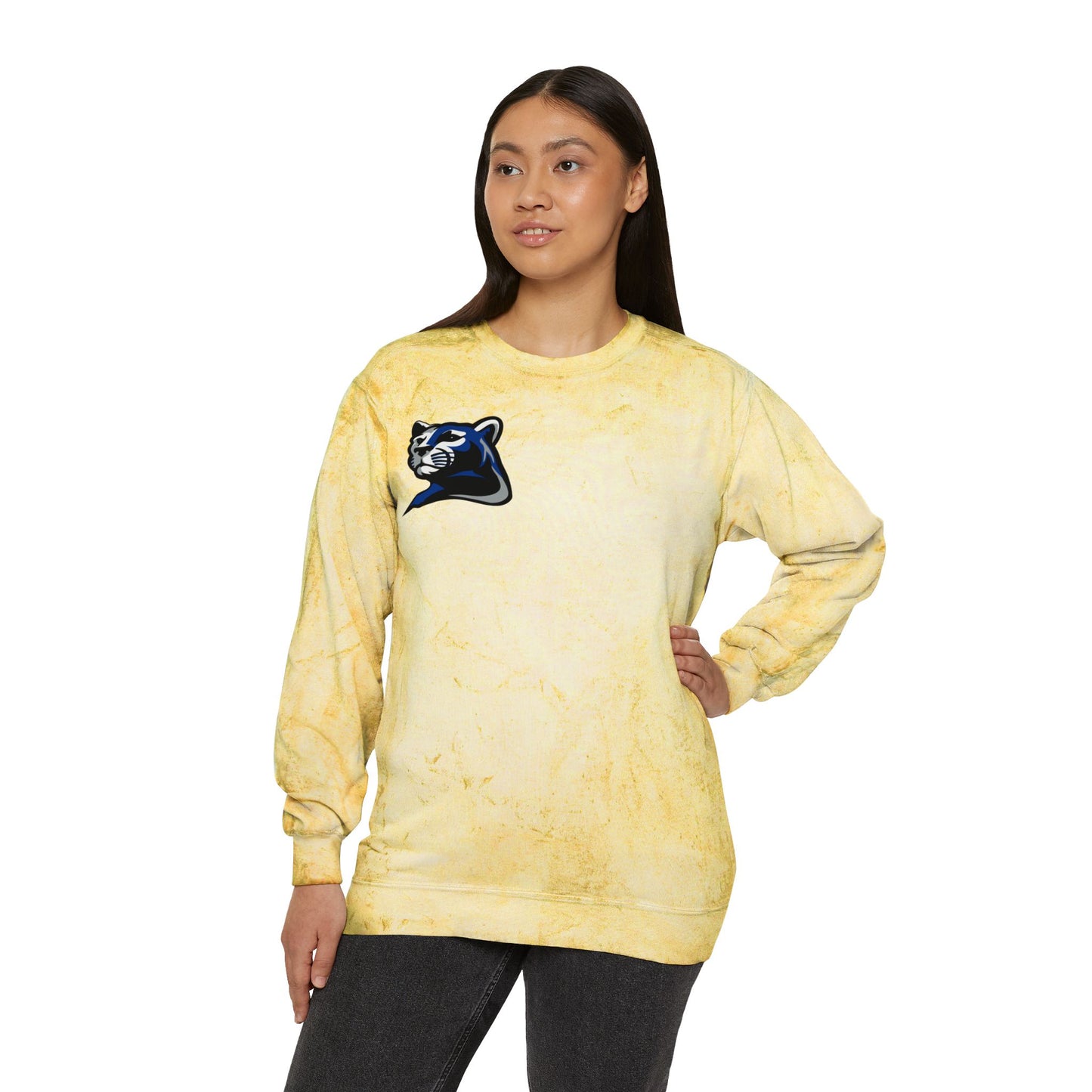 Rogers Royals Color Blast Crewneck Sweatshirt for a Vibrant Vibe, Unisex Tie-Dye Fashion