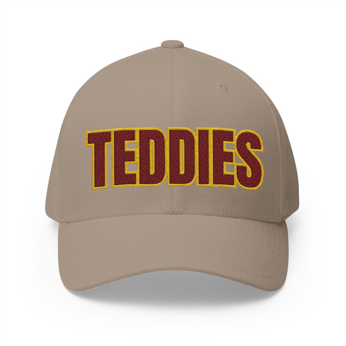 Minneapolis Roosevelt Teddies Embroidered 'TEDDIES' Baseball Cap – Retro Collegiate Lettering Closed-Back Hat
