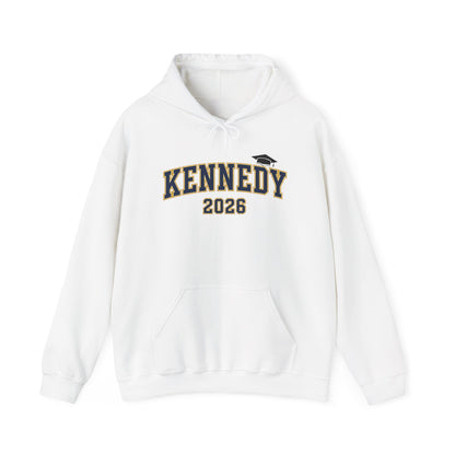 Bloomington Kennedy JFK Class of 2026 Block Hoodie