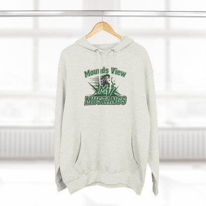 Mounds View Mustangs Three-Panel Fleece Hoodie