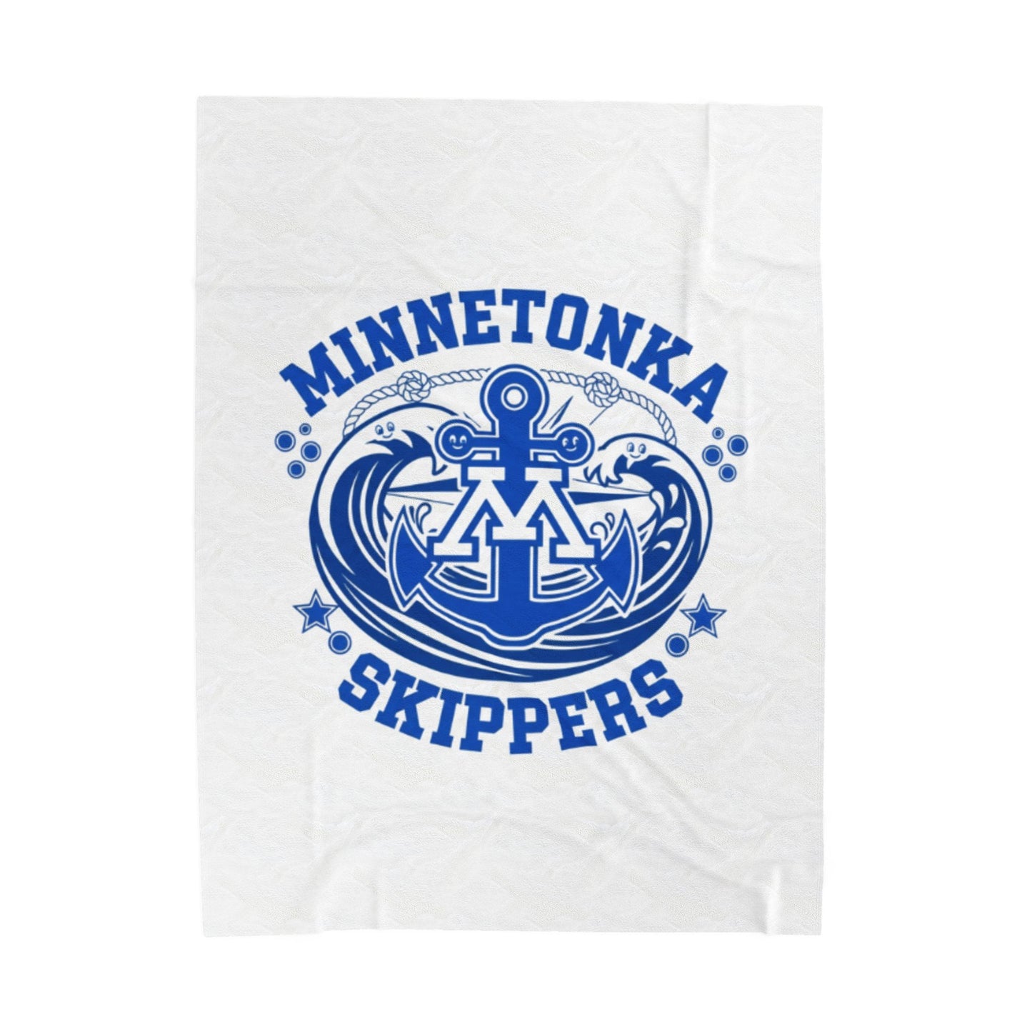 Minnetonka Skippers Cozy Velveteen Plush Blanket