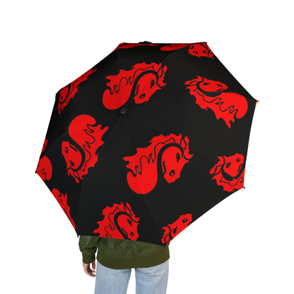 Stillwater Ponies Stylish Foldable Umbrella - Compact Rain Protection