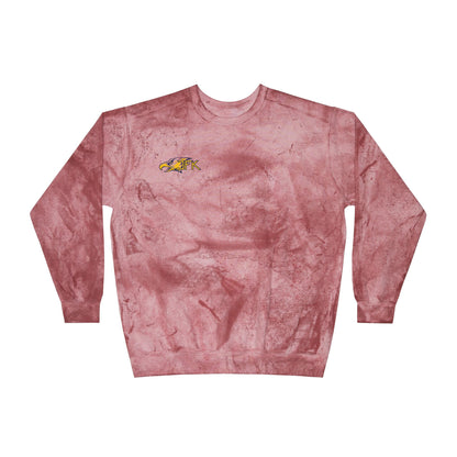 Bloomington Kennedy Eagles Color Blast Crewneck Sweatshirt for a Vibrant Vibe, Unisex Tie-Dye Fashion