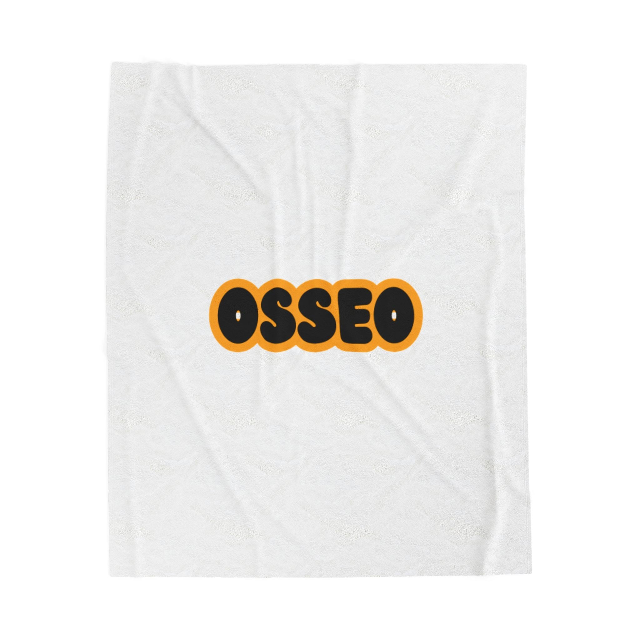 Osseo Orioles Cozy Velveteen Plush Blanket - Perfect for Relaxation and Home Decor