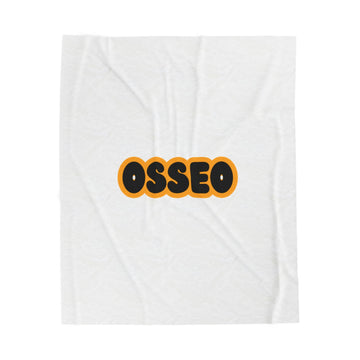 Osseo Orioles Cozy Velveteen Plush Blanket - Perfect for Relaxation and Home Decor