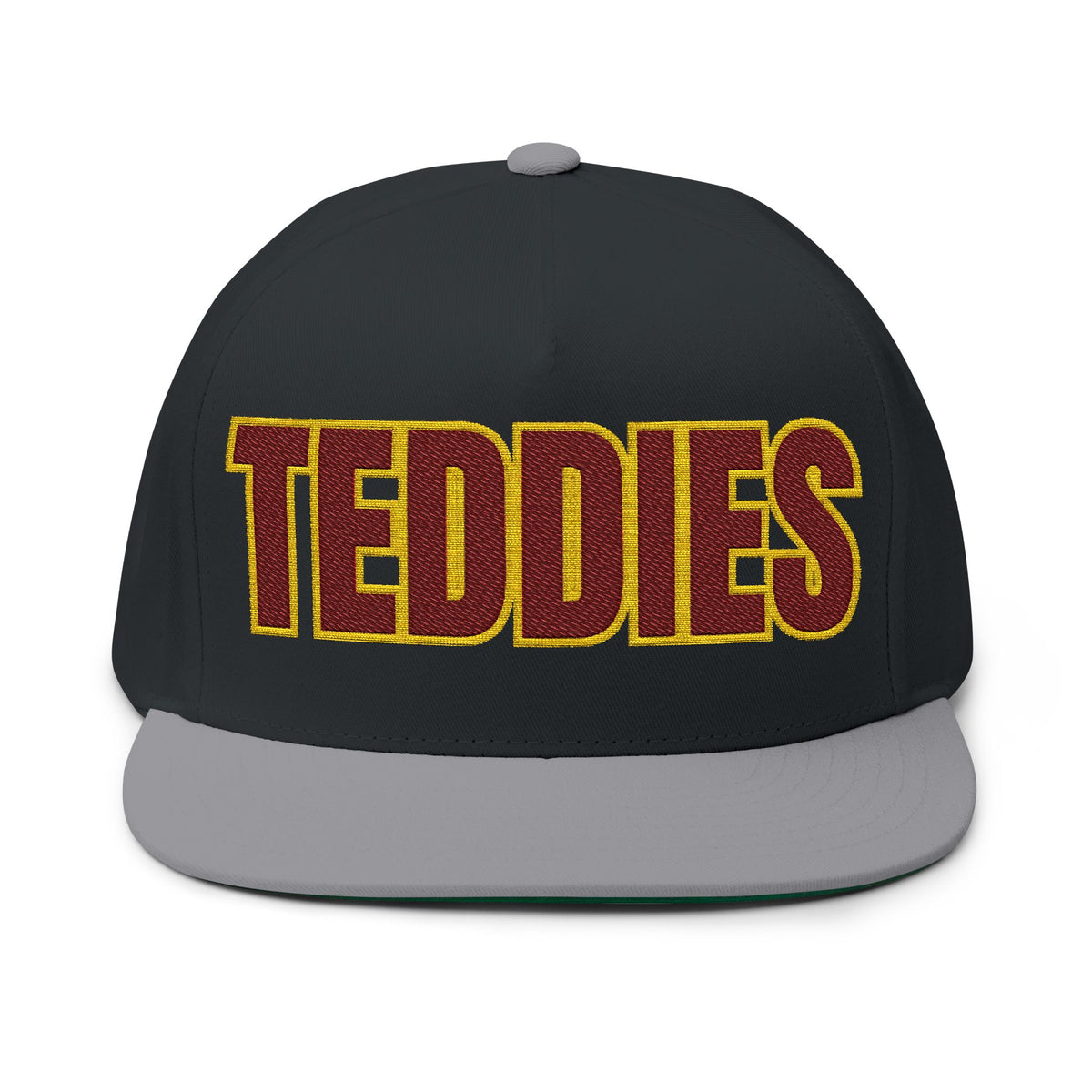 Minneapolis Roosevelt Teddies Embroidered Flat Bill Cap — School Spirit Snapback