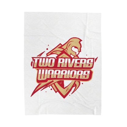 Two Rivers Warriors Cozy Velveteen Plush Blanket - Perfect for Relaxation and Home Decor