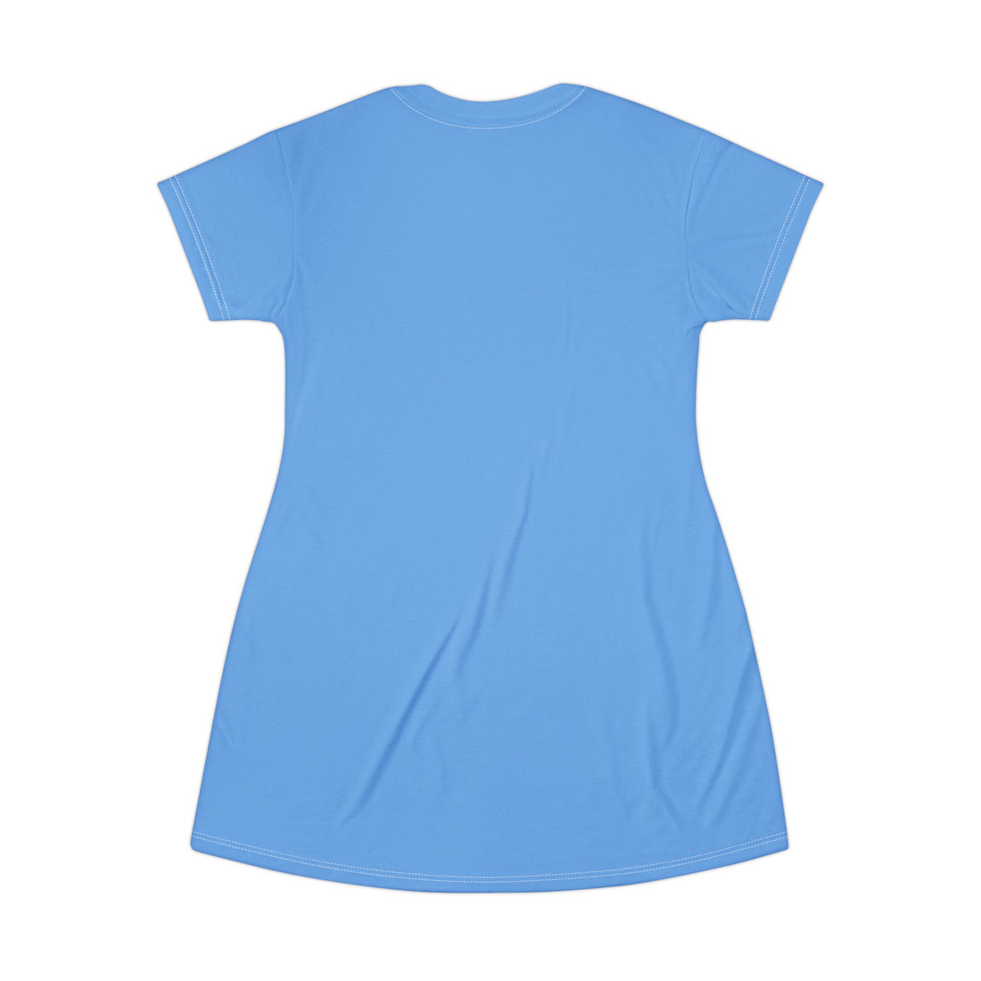 Mahtomedi Zephyrs Comfortable Blue T-Shirt Dress