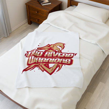 Two Rivers Warriors Cozy Velveteen Plush Blanket - Perfect for Relaxation and Home Decor
