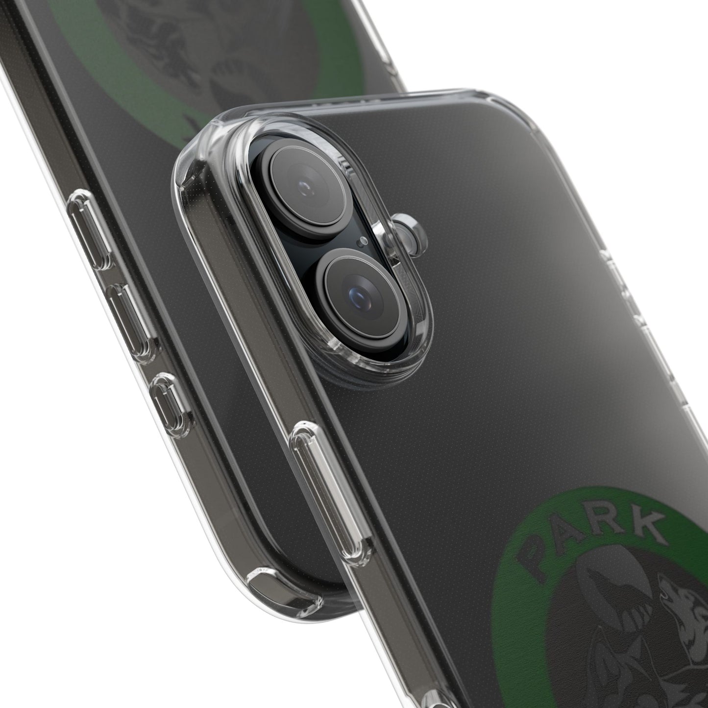Custom Clear Phone Case - Park Wolfpack Design