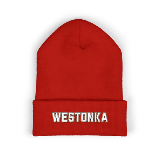 Mound Westonka White Hawks Classic Cuffed Beanie Hat